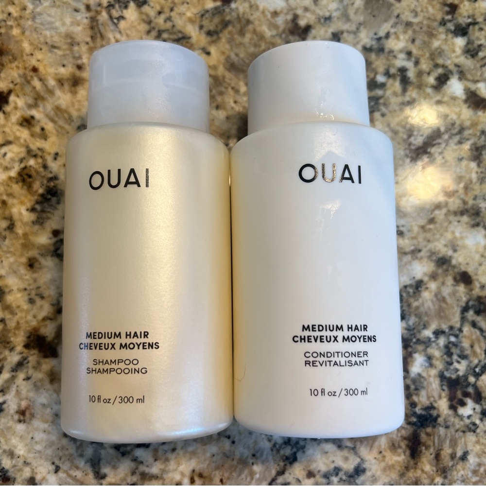 Ouai Medium Hair Shampoo and Conditioner, used one time.